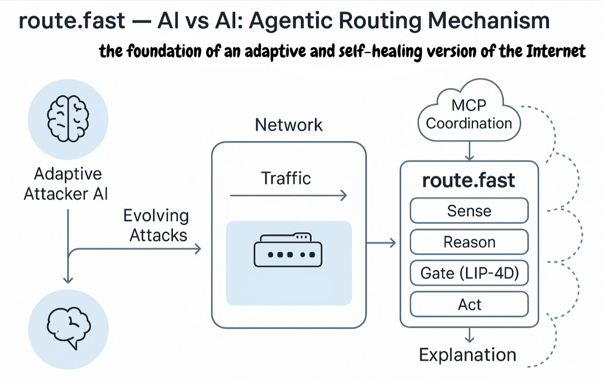 AI-native router diagram